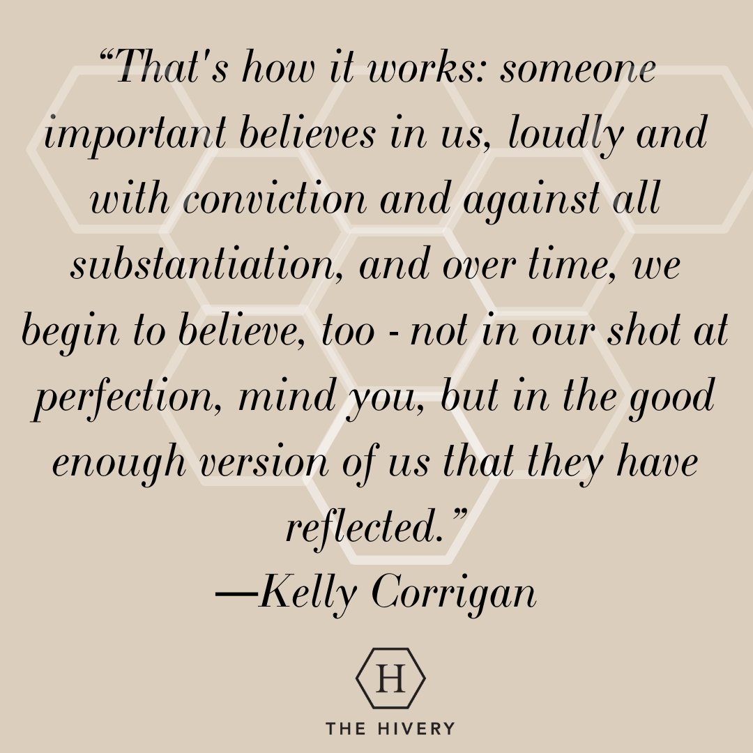 Wise words from <a href="/kellycorrigan/">Kelly 🦇</a> 💛 a thought leader, NYT best selling author and great inspiration to The Hivery. She’s taking over our Instagram today! Stop by to say hello! What’s your favorite book or quote from Kelly?