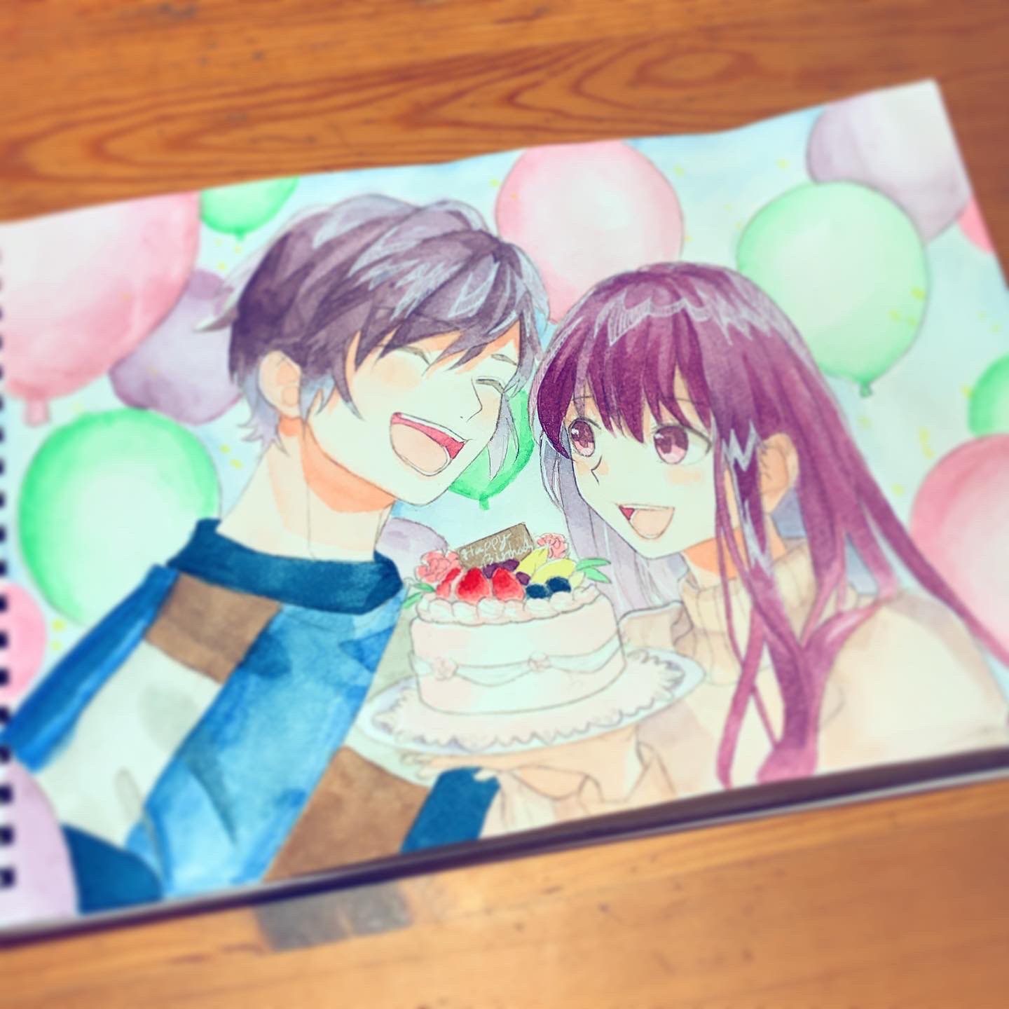 ひびき 生まれてきてくれてありがとう Honeyworks ハニーワークス Honeyworksイラスト 望月蒼太 早坂あかり 模写 T Co Pvv3ct3pc2 Twitter