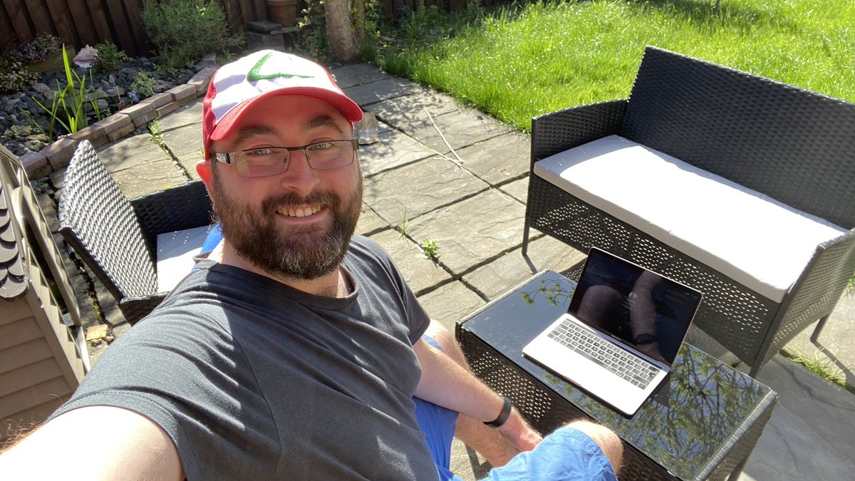DFScotlandTeach's tweet photo. A bit more work before staff meeting with @NYCOS_ED and @NYCoS_PBC colleagues. Unfortunately won’t be able to stay out for the PBC rehearsal tonight - not sure the neighbours would appreciate me bringing out the piano &amp; singing at the screen!
(Yes, I know I need to cut the grass) https://t.co/yTMh8zRkVl