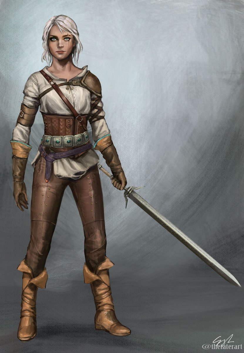TaterTrash's tweet photo. I know this would be very unlikely, but consider this:

Taylor Hickson as adult Ciri https://t.co/l08XXHsoZH