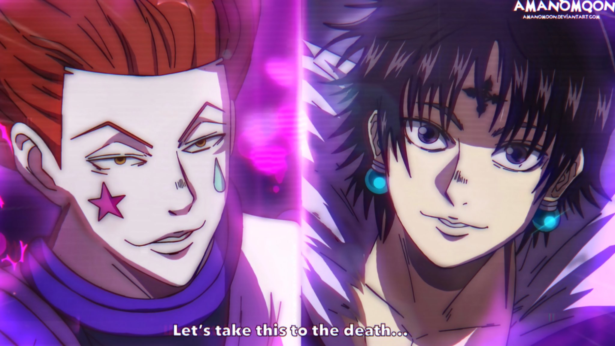 Pandaman One Piece Red アマノムーン ルフィ Hunterxhunter Hisoka Vs Kuroro Lucifer In Anime Style Rt If You Want To Support Me Thanks T Co Hyej7zy39w ハンターハンター ゴン ヒソカ