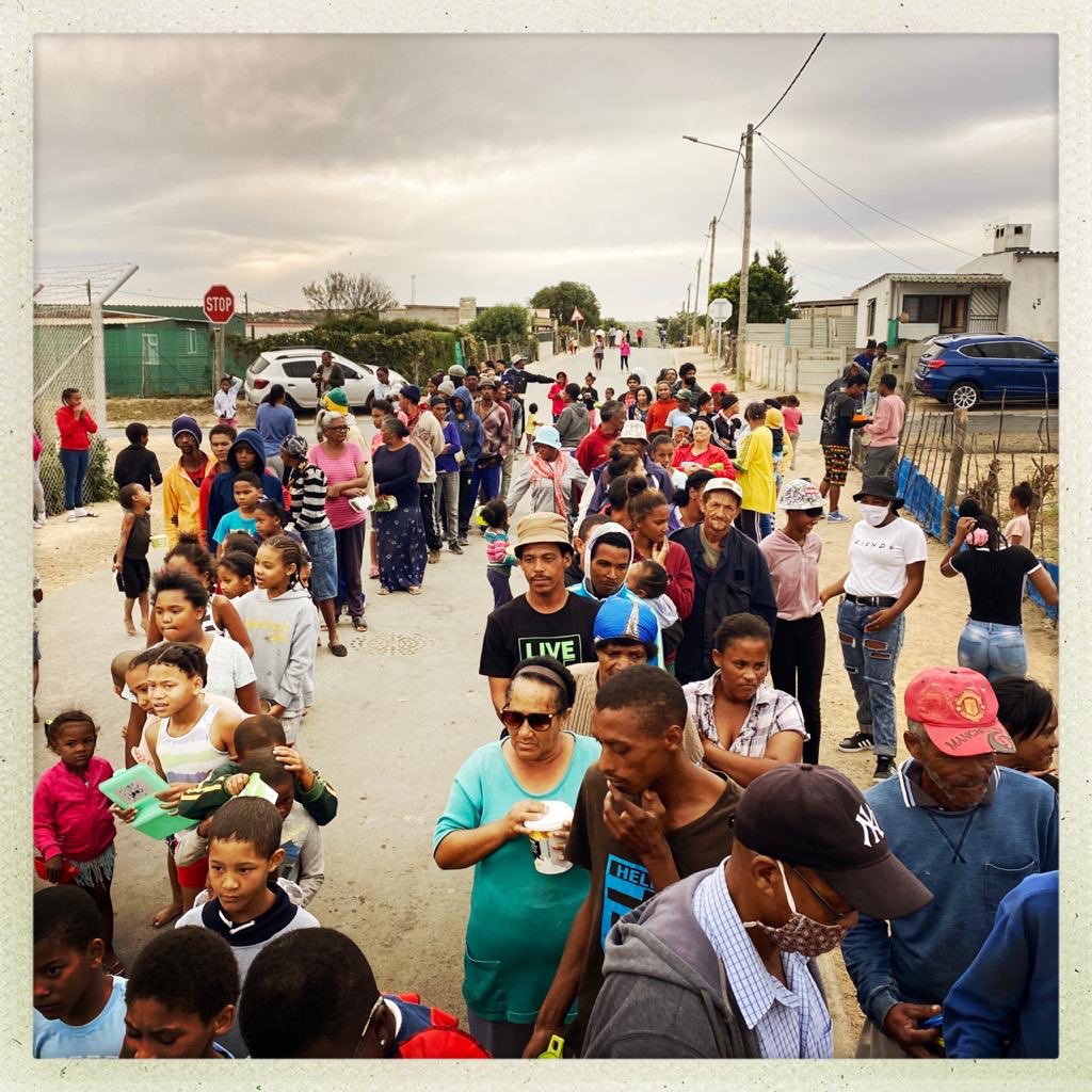 Richard1Lawton's tweet photo. Our Raintree Solutions COVIDHEROS for today - Zoon Jacobs and team in Bredasdorp South Africa! Feeding thousands daily through the generosity of farmers, shopkeepers and foundations and friends overseas! And the many who have little but give much! https://t.co/T37arPAvx3
