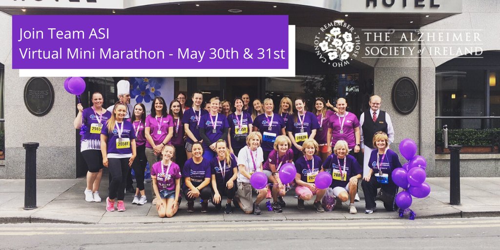 alzheimersocirl's tweet photo. This weekend the @VhiWMM was due to take place. Thousands of women would descend on #dublin to take part in a brilliant sporting and community event. This weekend ASI are holding their very own Virtual Mini Marathon.  Join #TeamASI now: https://t.co/f6bCfWn1Qm #DoItForDementia https://t.co/1CvicgkaEu