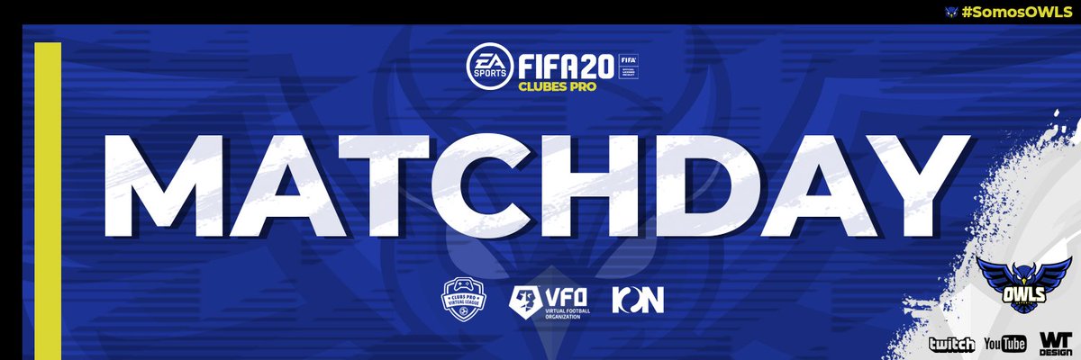 OWLSeSports_'s tweet photo. #MATCHDAY🦉⚽️ ClubesPro 
-------
🏆 @CPVL_ES
🆚️ @EsportsLUD
-------
🏆 @VFOspain
🆚️ @TeamEliteVFO
-------
🏆 @IONesports
🆚️ @Project_Goal_FC
-------
#SomosOWLS #FIFA20 #ClubesPro https://t.co/yyUE1TqKMC