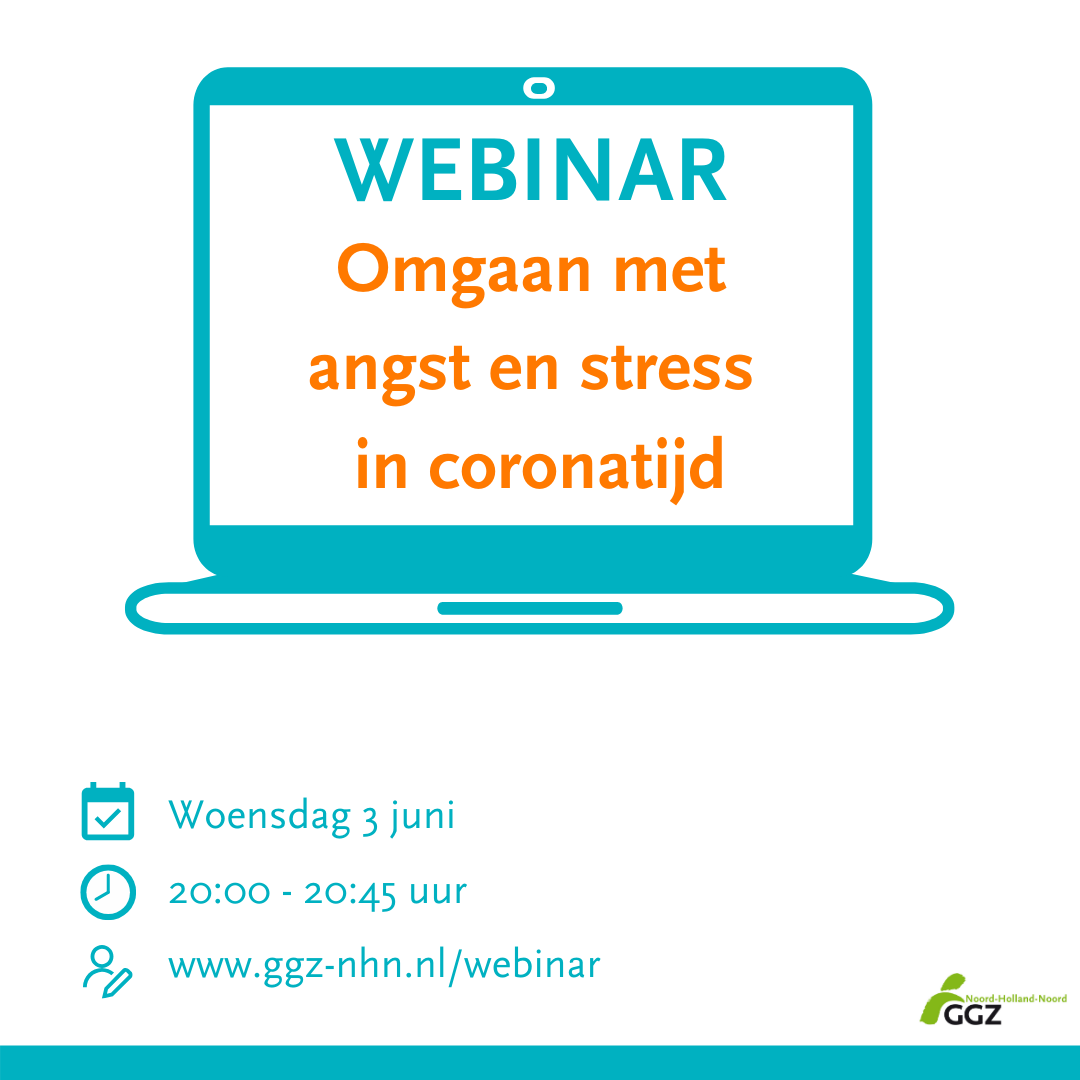 GGZ NHN geeft op 3 juni van 20:00-20:45 uur een #webinar over omgaan met angst en stress in coronatijd ➡️ bit.ly/36COToD

#corona #ggz #angst #stress #webinar