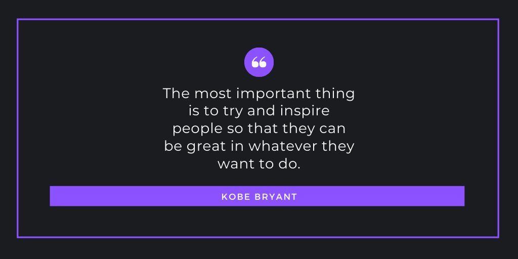 officialEAGLE6's tweet photo. Tuesday thoughts #Quotes #KobeBryant #Inspiration #BeGreat #TuesdayThoughts #WeAreEAGLE6 https://t.co/44PxQTOYOa