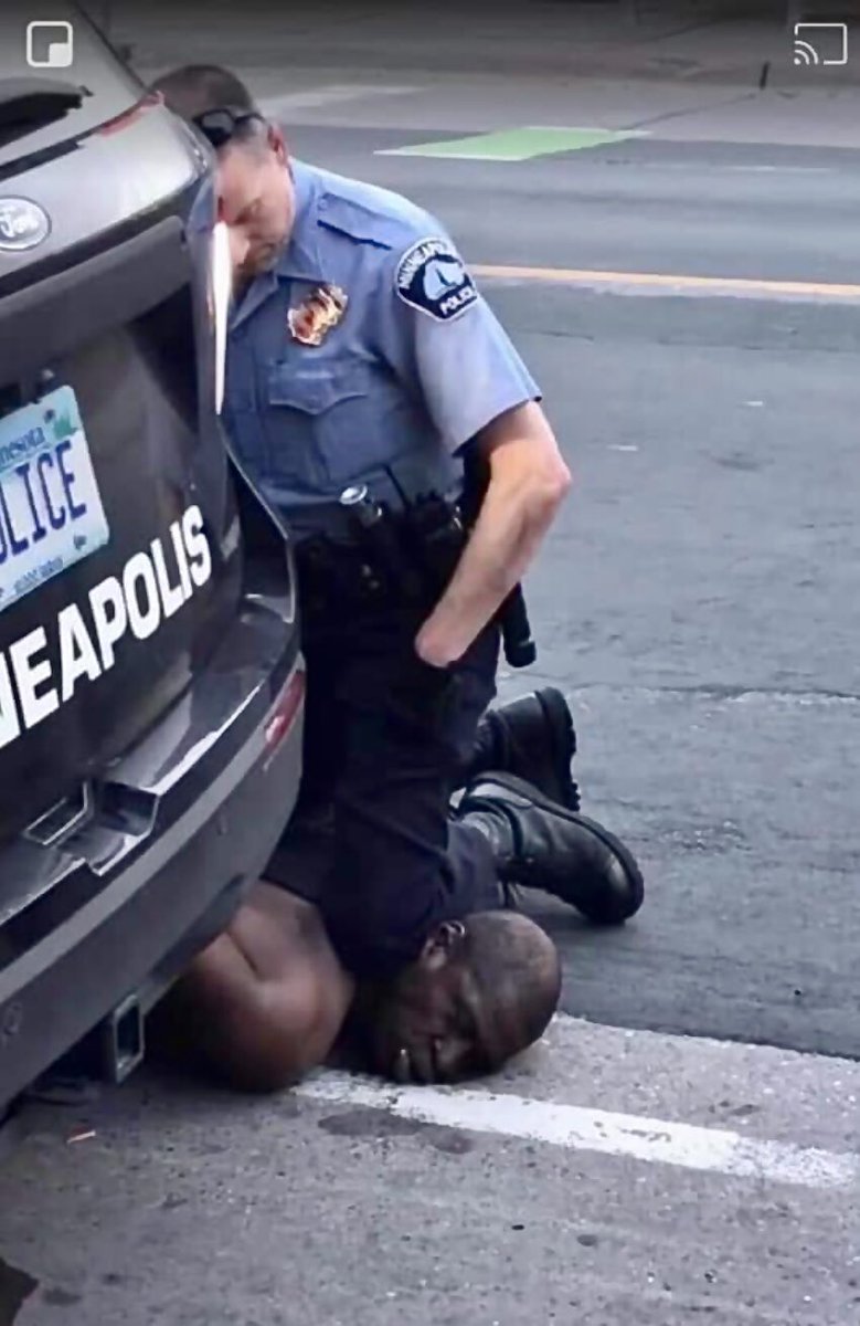 TheMominatrixx's tweet photo. @KeaonDousti This is HORRIFIC. These LAWLESS cops need to be ARRESTED &amp; charged with MURDER!

Derek Chauvin #1087
Tou Thao #7162

Minneapolis Police Department
350 South 5th Street, Room 130
Minneapolis, MN 55415-1389

police@minneapolismn.gov Minneapolis311@minneapolismn.gov

(612) 673-3000 https://t.co/Jm9mivhTNR