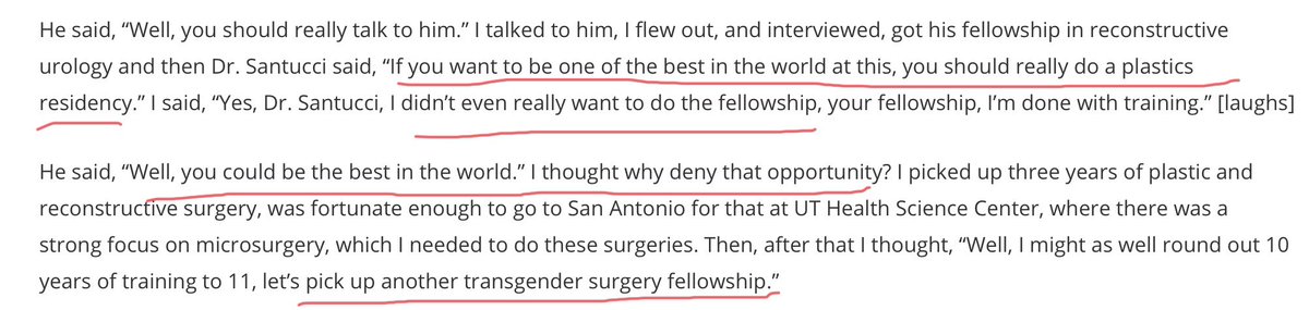 We are talking serious medical procedures here, yet the tone of the interview bears commentary. It’s jocular, self-aggrandising and with disturbing overtones of “CreatorComplex”. It’s neo-surgery & as such there’s an opportunity to perform “world first” procedures. Ego Trip?
