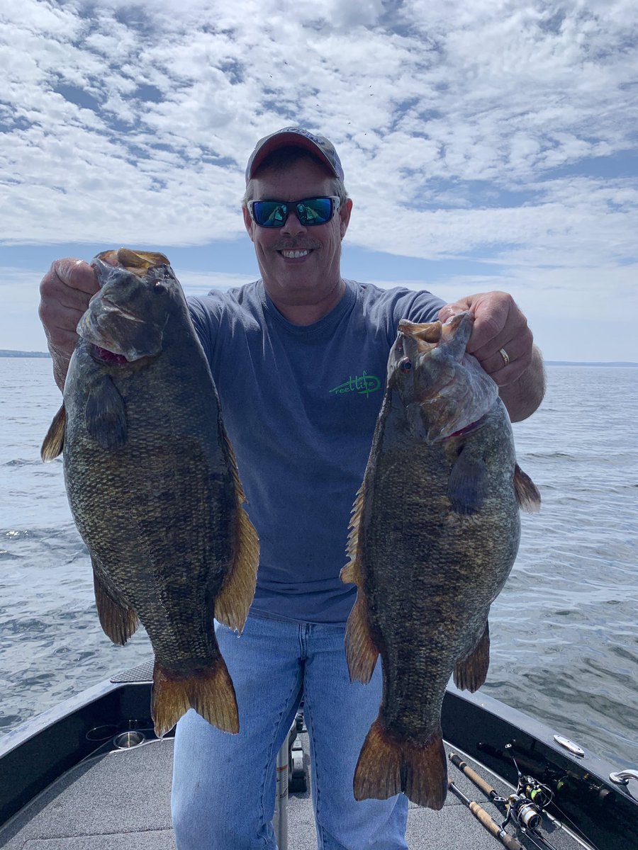 ScottToneys's tweet photo. What a great way to share a memorable Memorial Day in Door County catching some beauties with my buddy! https://t.co/yzN3IAsiHh