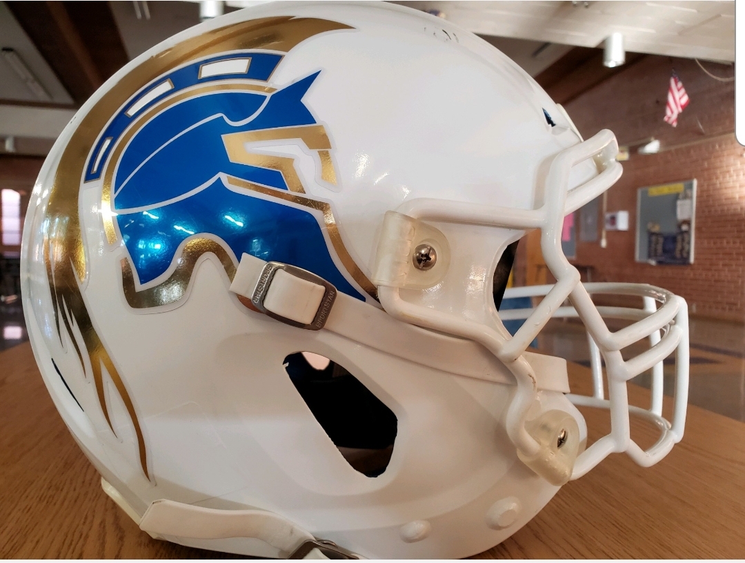 HelmetAz's tweet photo. 🏈AZ Helmet Challenge 🏈
Bracket 4 Final 

Palo Verde Magnet Titans
@pvtitans 
  
vs

Combs Coyotes
@football_combs 
  
VOTE BELOW! #AZHelmetChallenge 
@hshelmettourney https://t.co/fbeGK9SJuF