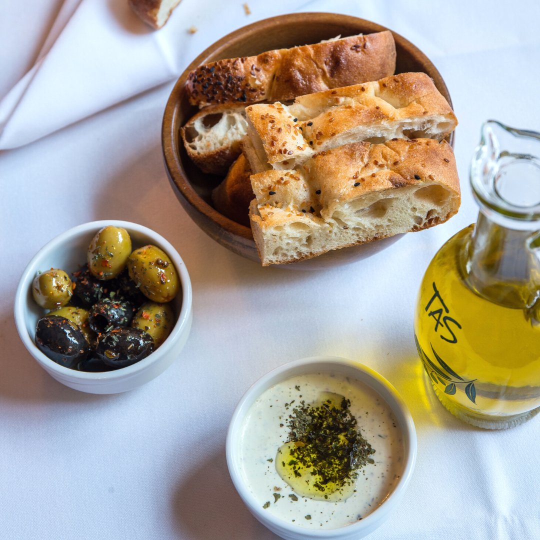 tasrestaurantuk's tweet photo. There's nothing that tastes better than fresh bread, olives and olive oil. Will you be treating yourself this weekend? ✨ https://t.co/5w8pTiaTxM