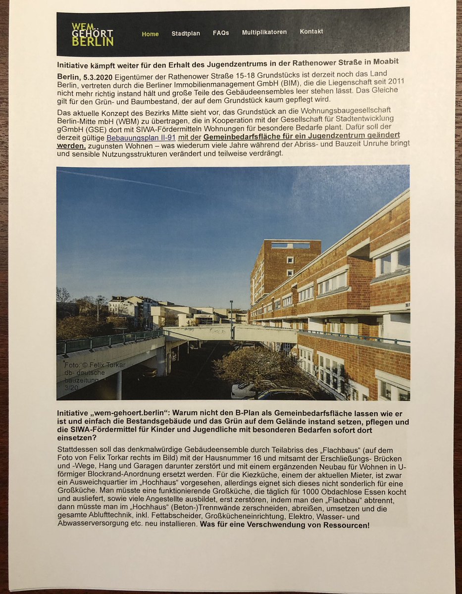 HeimatNeue's tweet photo. Petition · +++ Rettet das #Jugendzentrum #RathenowerStr. 15-18 in #Moabit – #Berlin +++ ·
Wir unterstützen die Initiative zum Erhalt des #Jugendclub #Zille, #Rathenower15_18 gegen #Abriss & #Leerstand
Bitte weitersagen & unterschreiben ✊🙏✊
https://t.co/dWBm5BUVwM https://t.co/gXJZCbk5CR