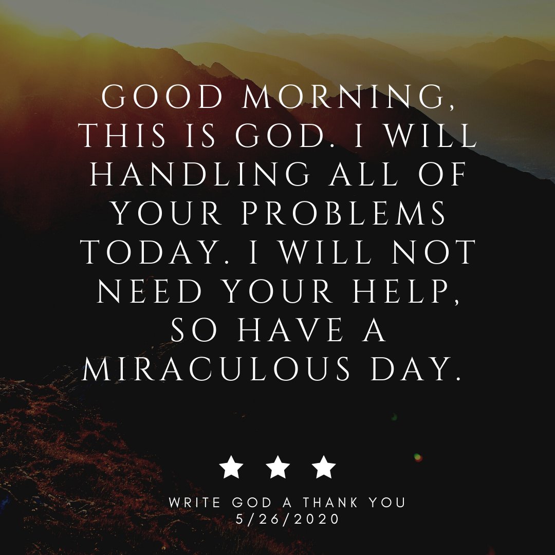 writegodthanks's tweet photo. Every Morning I wake and Thank God.
@writegodthanks 

#writegodthankyou #religion #christianity #devotional #christ #lord #christiancoffeetime #churches #jesus #jesuschrist #romancatholic #writegodthankyou #godslove #jesuslovesyou #godislove #jesusitrustinyou #bibleverse https://t.co/AW2TwmL7Ey