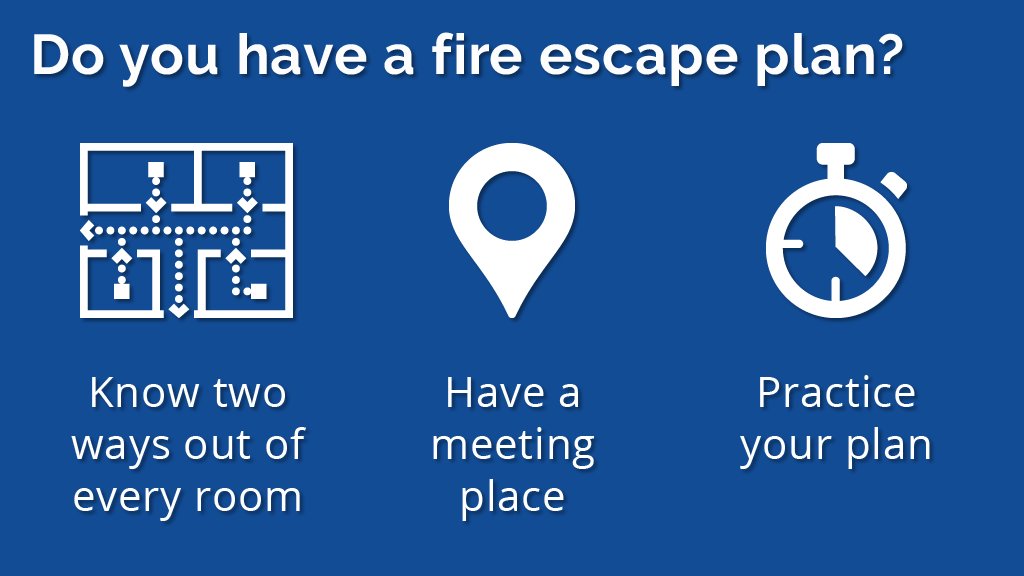 TXSFMO's tweet photo. 🔥 #FireSafety #TipTuesday: Does your family know what to do in case of a fire? https://t.co/2oSbAaU3Be