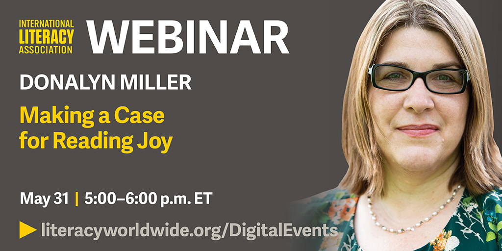 ILAToday's tweet photo. To lead into our webinar featuring @donalynbooks, we are posing questions around the topic of reading joy. Join the conversation using the tag #ILAchat.

What causes you to have less positive experiences when reading? https://t.co/msAVj9aNew