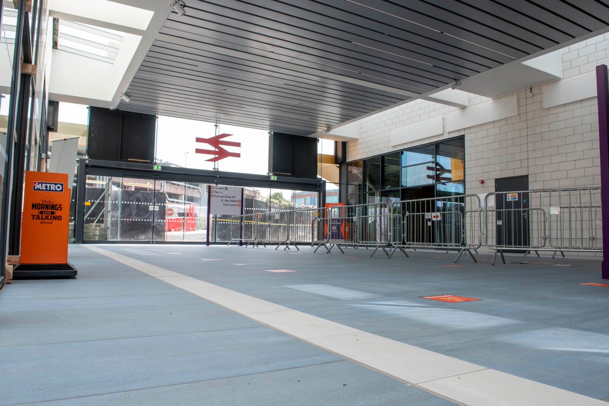 The Government have asked people to travel by walking, cycling or car at the moment and only to use trains and other public transport if essential. So until more of us can visit the new station, we thought we'd share a few pictures to give you a look.