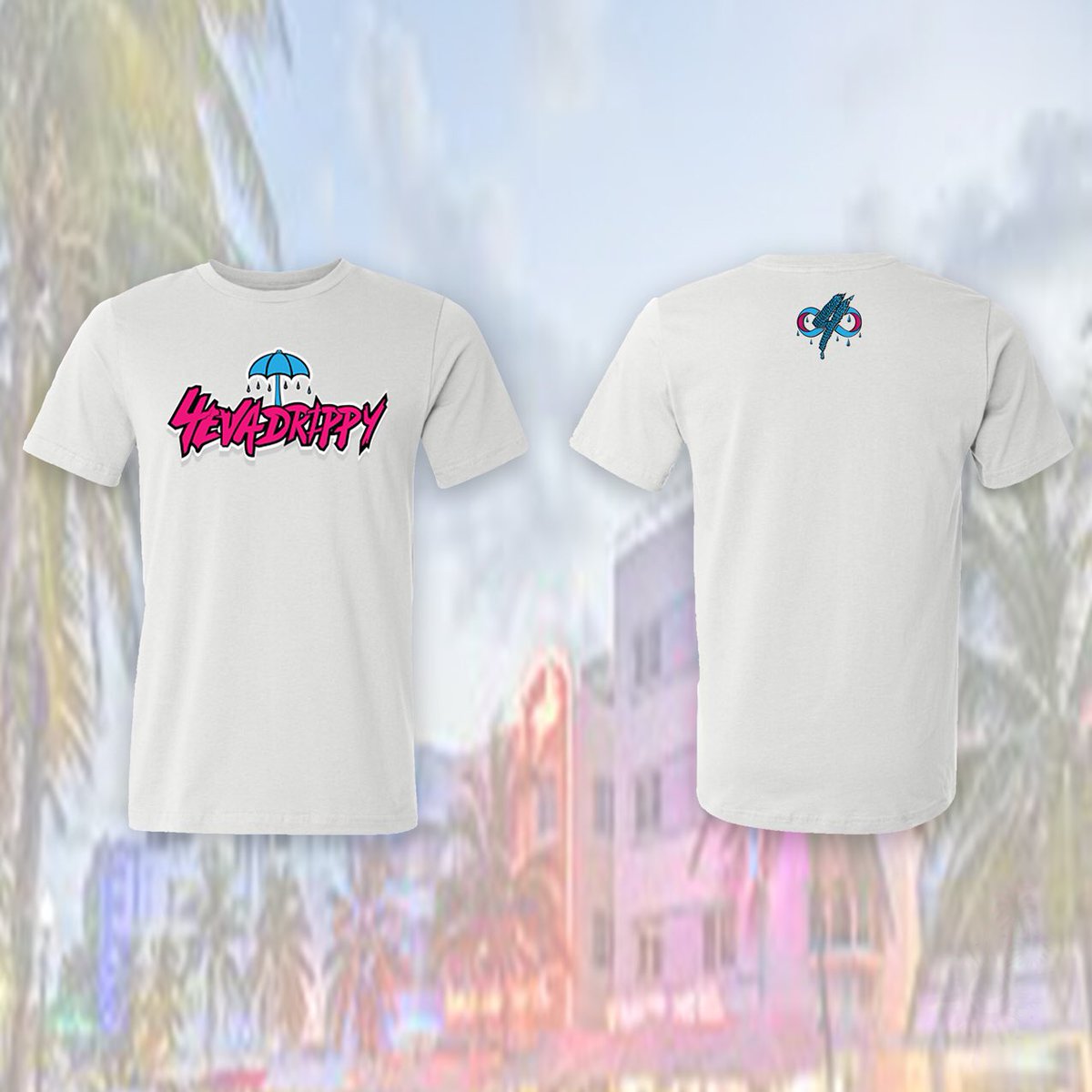 4EvaDrippy's tweet image. 4EvaDrippy T-Shirt’s “South Beach”  Edition Now Available For Purchases Limited Quantity Link In Bio 🌴