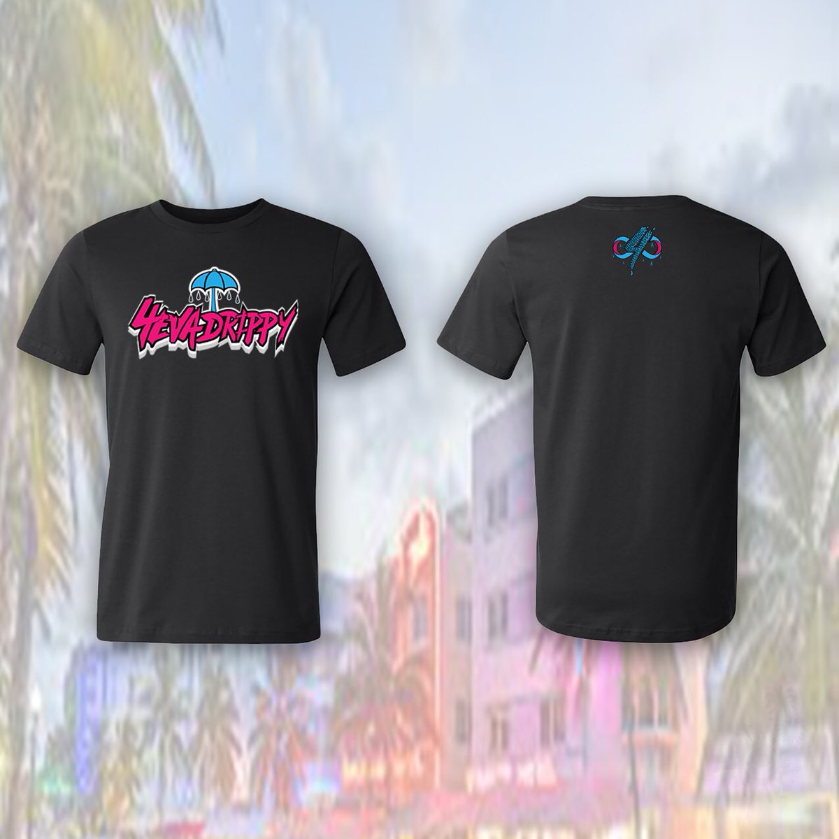 4EvaDrippy's tweet image. 4EvaDrippy T-Shirt’s “South Beach”  Edition Now Available For Purchases Limited Quantity Link In Bio 🌴