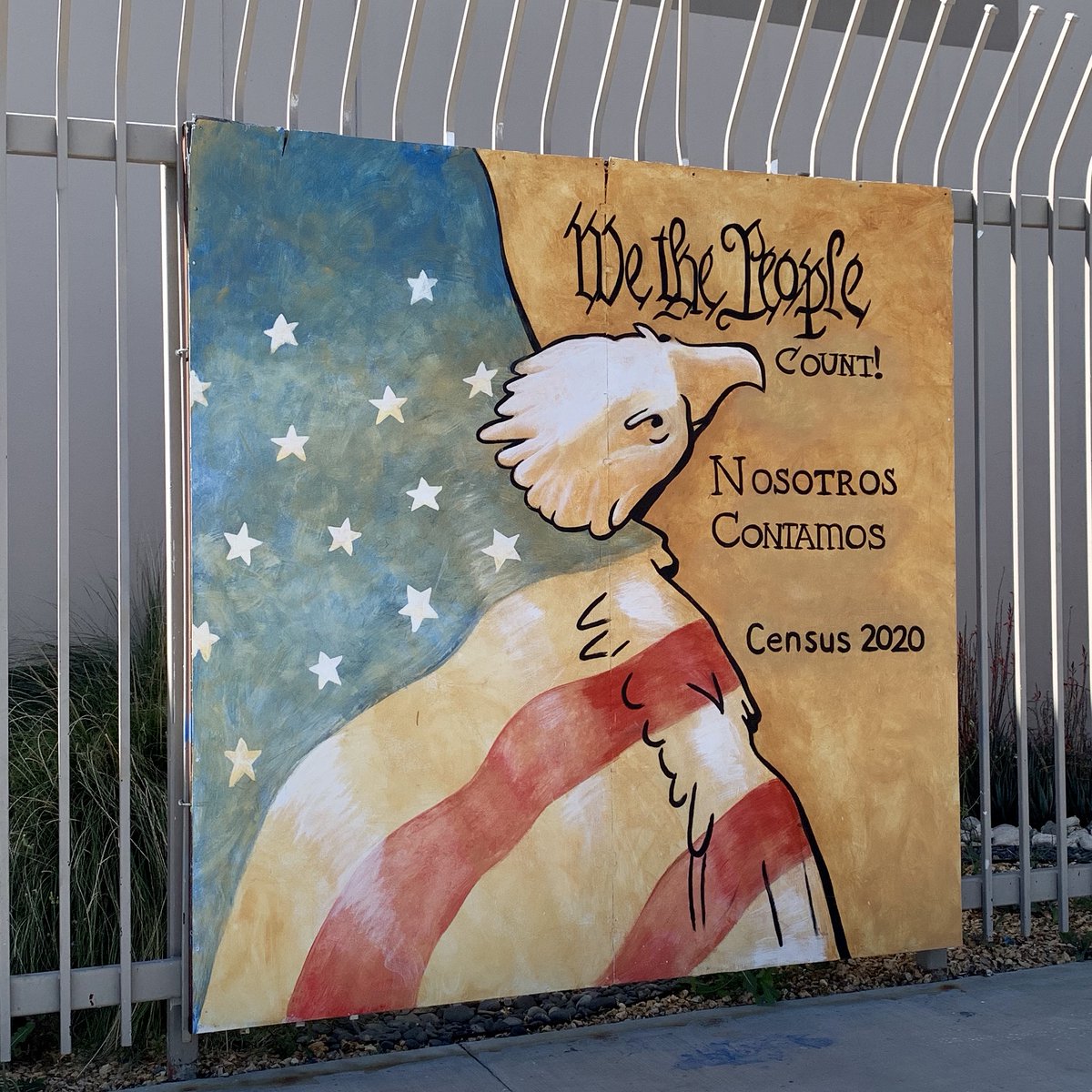 OutfrontDecaux's tweet photo. Nothing better than some beautiful, colorful and vibrant art to get you excited to make an impact in your community and  be counted! 
#2020census

#muralmile #keeppacoimabeautiful #doyourpart #communities https://t.co/7cyTaqcEx9