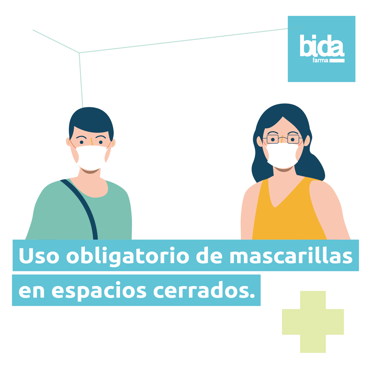 BidaFarma's tweet photo. Aunque hayamos cambiado de fase, el uso de mascarillas sigue siendo obligatorio todos los espacios públicos cerrados, como las farmacias.

Si eres farmacia, tienes cartelería e información en el área COVID19 de nuestra web.

#AhoraBidaFarma https://t.co/kPkUOz7nII