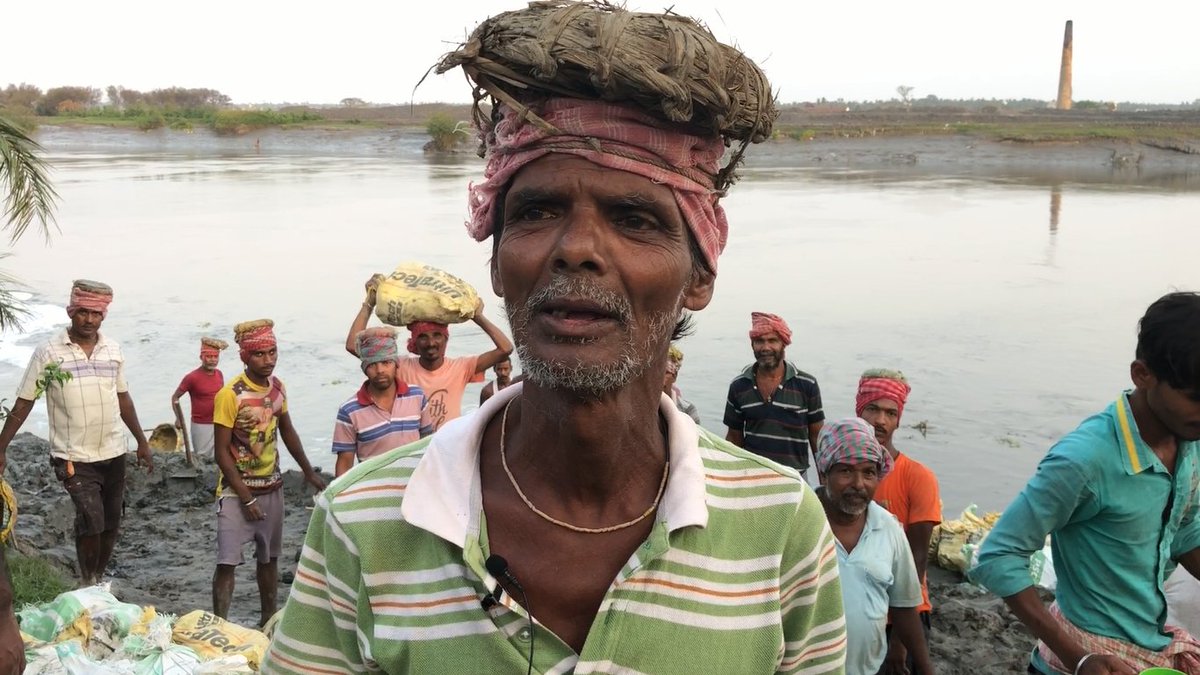 Many fisherfolk in the village go to Kolkata and other cities to work as casual labour during the off-season. With the lockdown that has also stopped and the fish business is gone as well, says Kishan Bihari Manjhi.