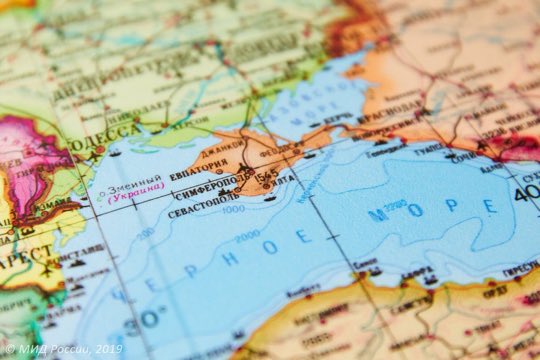 Политическая карта черного моря