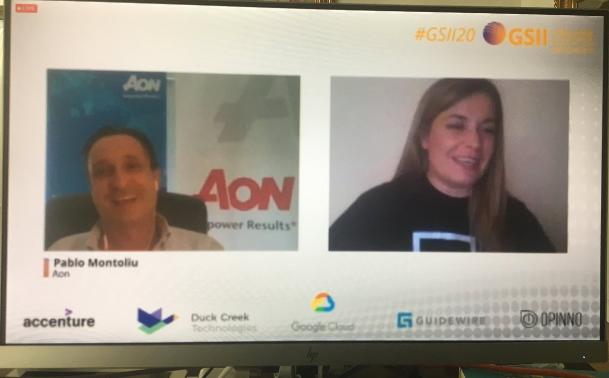 AonInnova's tweet photo. Gracias como siempre a @PGonzalezDuran y a @Inese_seguros por invitar a @MontoliuPablo para trasladar la visión de @Aon_Espana acerca de la innovación dentro del #GSII20 👏🏻👏🏻👏🏻 https://t.co/F9Vt16DUfJ