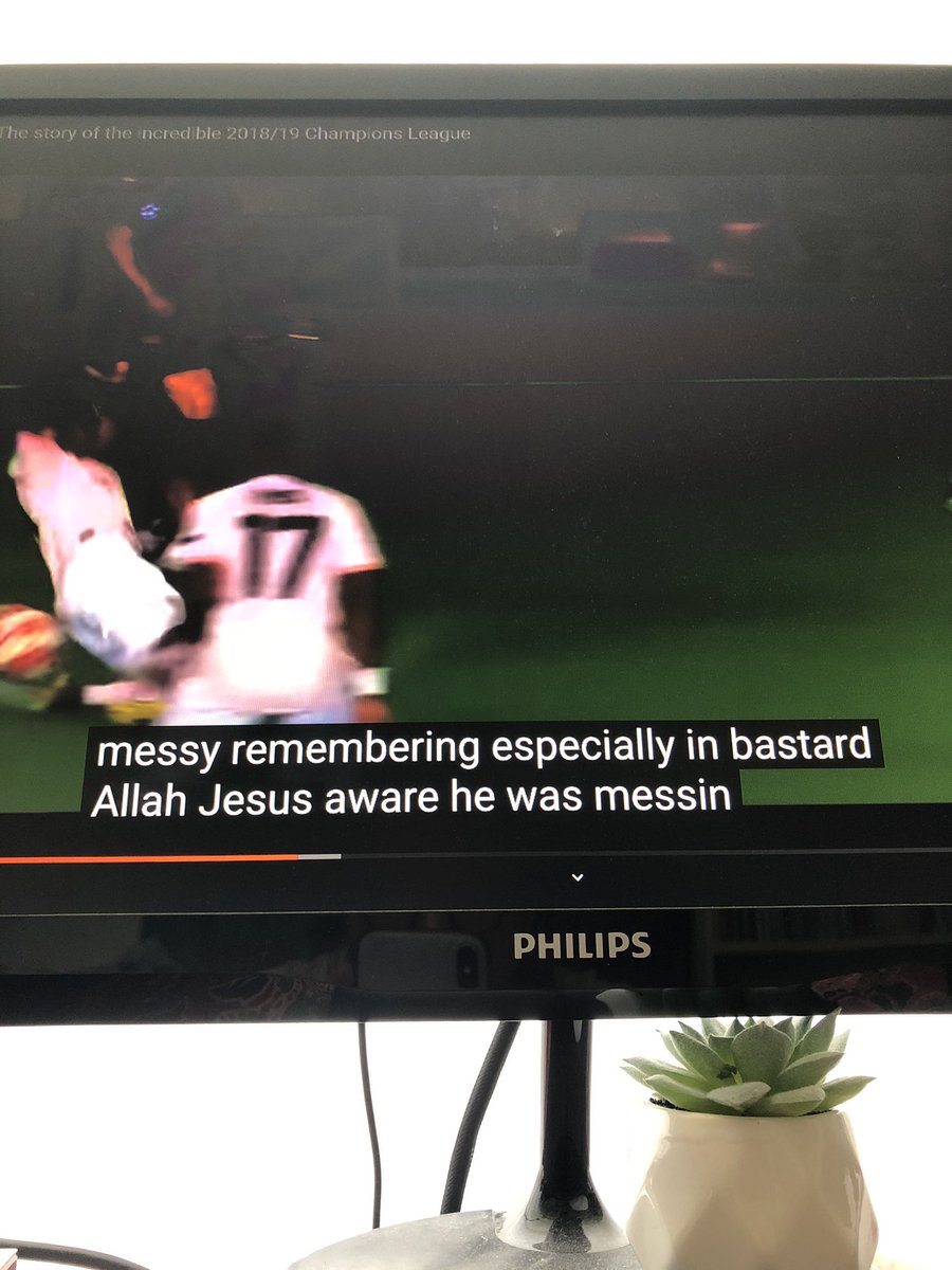 _bamslake's tweet photo. Really enjoying YouTube’s auto generated subtitles https://t.co/98JifsosBs