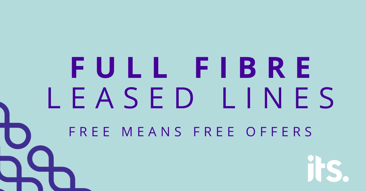 Our carrier grade full fibre leased lines are the ultimate gigabit connectivity solution, offering uncontended symmetrical bandwidth. We currently have a 'free means free' partner offer #fullfibre #leasedline #gigabit #freemeansfree #fasterbritain itstechnologygroup.com/services/wirel…