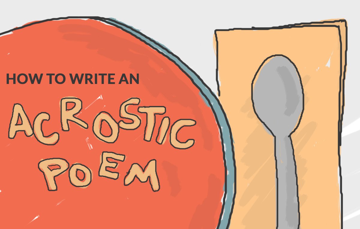 tspoetry's tweet photo. Poetry Lesson:
How to Write an Acrostic Poem [infographic]

https://t.co/Z1wUP5R36X #poetry #howtowrite #teachers #learningathome #edfun #poetrylesson https://t.co/xAb6VNd7En