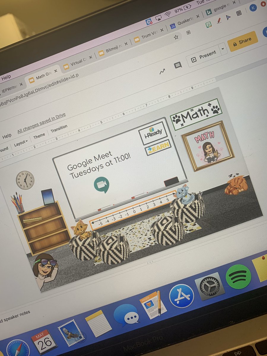 _Miss_Ivory's tweet photo. Exploring some new ways to engage my online learners! I have many intervention groups that are pulled at different times, this has been a fun way to organize their resources into clickable links and catch their attention! #virtualclassroom https://t.co/lOx9LDLeWa