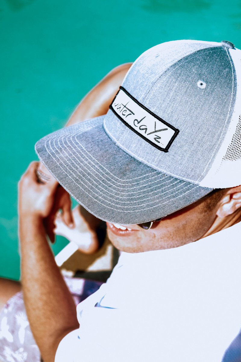 WaterdayzA's tweet photo. Keeping cool and looking cooler in a #waterdaYz hat! Mesh backing allows for a breathable wearing experience without jeapordizing the style. Check them out on our website today! 
#smoothwaYv #inadaYz #lakedaYz #askusY #lakemurray #lakevibes https://t.co/hmqvv8gc60