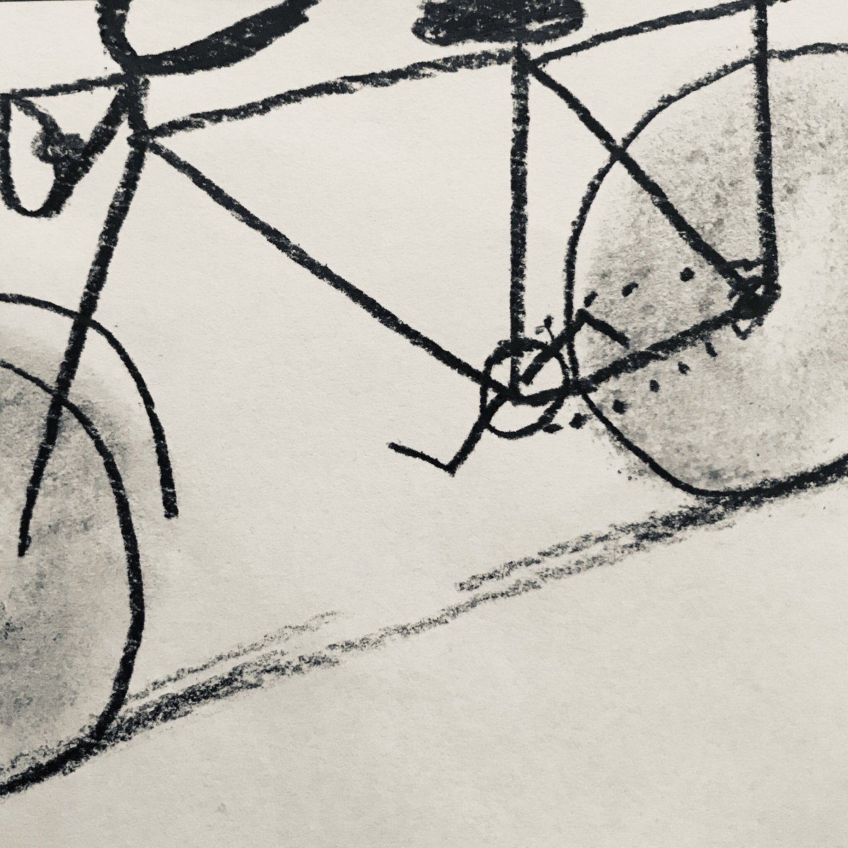 #RAdailydoodle a bicycle from memory