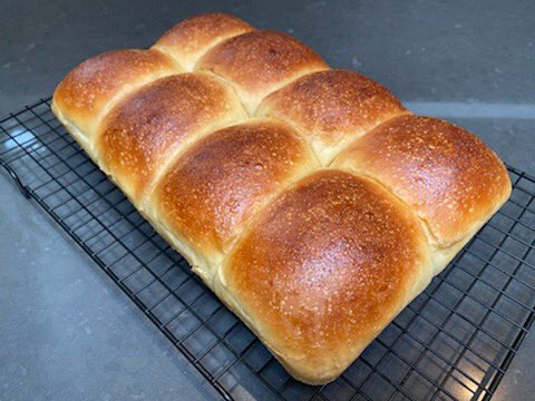 Sourdough buns with a honey and egg white wash.  Blisters are beautiful.  #Sourdough #yeast culture from wild-culture.com -> Fast shipping #baking #bread #WildCulture