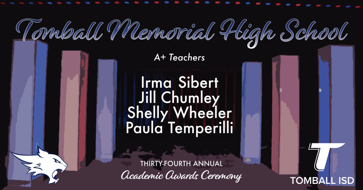 TomballISD's tweet photo. Their passion for education has elevated the work of their students and for that, we congratulate these educators on being named the 2019-2020 A+ Teachers from @TISDTMHS! #DestinationExcellence https://t.co/vUKZNr3vWn