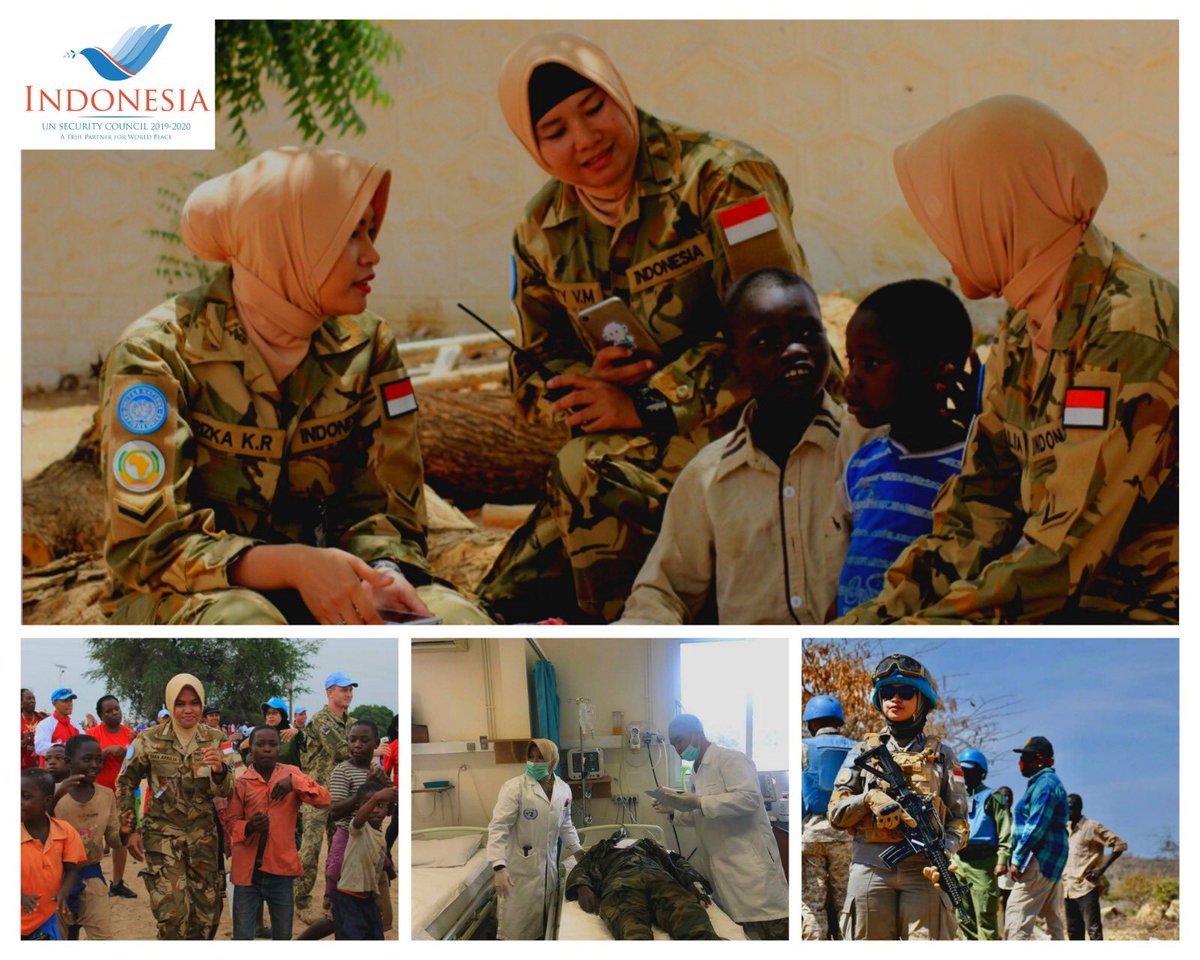 indonesiaunny's tweet photo. Indonesia 🇮🇩 welcomes this year’s International Day of @UN Peacekeepers theme: “Women in #Peacekeeping: A Key to Peace”

🇮🇩 believes that women peacekeepers can do anything, anytime, and anywhere for the cause of peace.

#IniDiplomasi #IndonesianWay #womeninpeacekeeping #PKDay https://t.co/qSAa7KvzU2