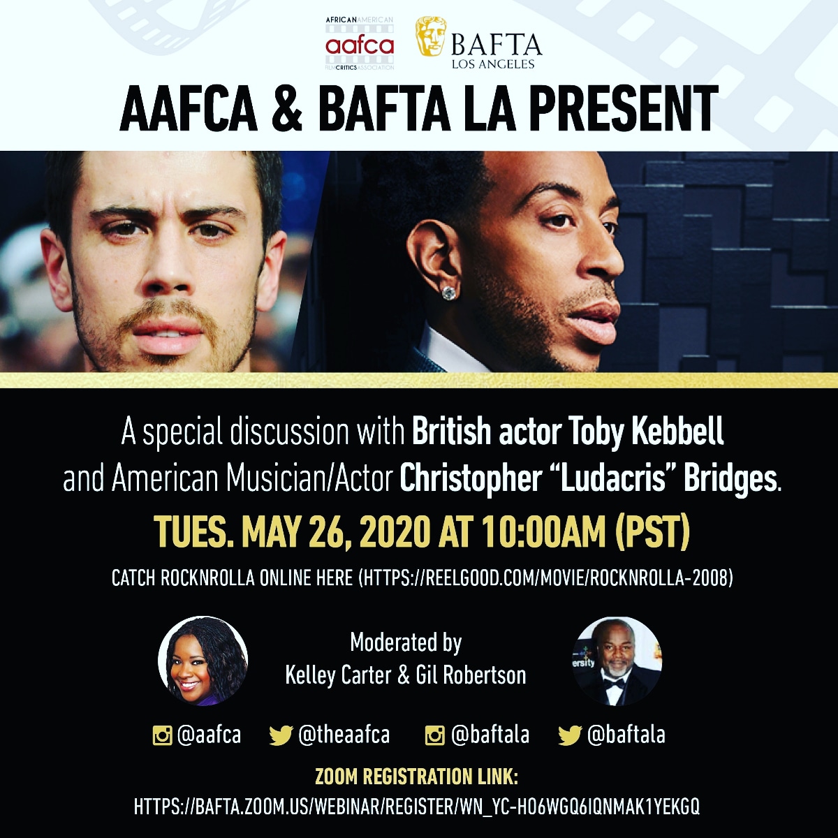 CommChickLana's tweet photo. Just finished my latest viewing of #Rocknrolla... ready to Zoom with these two at
https://t.co/GkGul6cKsb
#AAFCA #BaftaLA #GuyRitchieFilms #unityindiversity https://t.co/9OkH5GGMrH