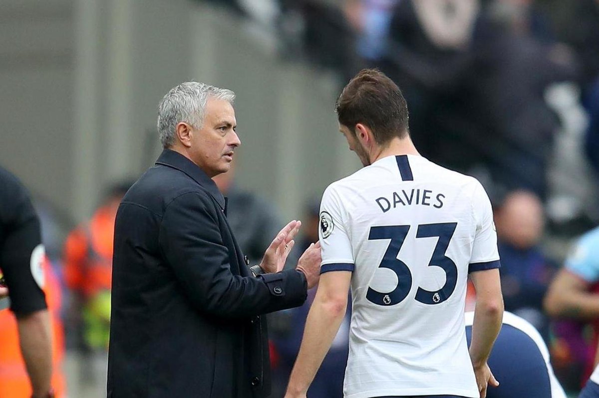 Ben Davies:"I think he's been great for the club, having someone of his stature and calibre coming to the club really gives everyone a lift. To have someone like him believe that this club can win things then it's a dream manager to have."