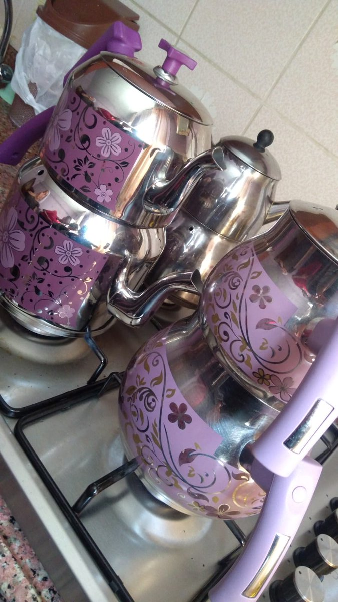 Evdeysem çaydanlıklar boş kalmayacak  😀😀 #Covid_19