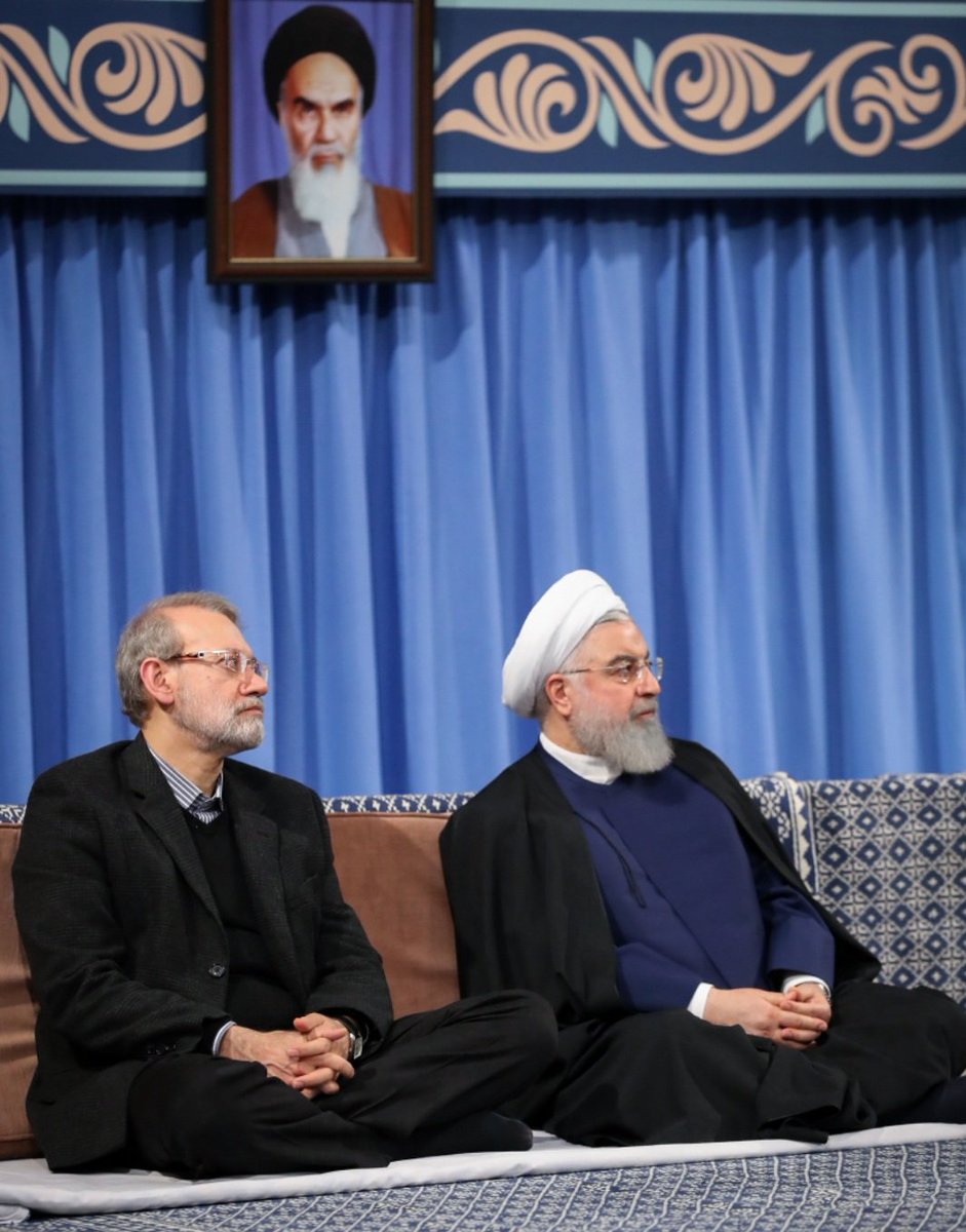 Rouhani_ir's tweet photo. از مدیریت خوب دوازده ساله دکتر علی لاریجانی در سه دوره مجلس و نقش ارزشمند وی در مسائل مهم کشور تقدیر می‌کنم.

بی‌شک خاطرات همکاری و احساس مشترک‌مان طی سالیان متمادی، به‌خصوص در مقاطع حساس و سرنوشت‌ساز، ماندگار خواهد ماند. https://t.co/XKYZoBVcBK