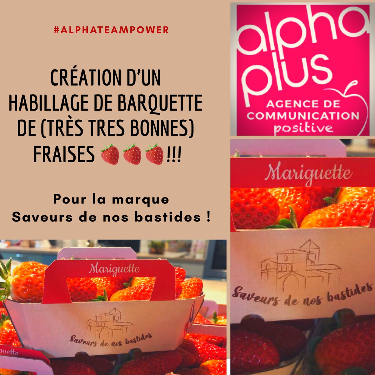 Les (très très bonnes) Mariguettes de Saveurs de nos bastides ont trouvé barquette à leurs pieds !!!! 
Une création Alphaplus Communication gourmande et traditionnelle ! 

#alphateampower #communicationpositive #design #packaging #soutienauxproducteurs @saveursdenosbastides