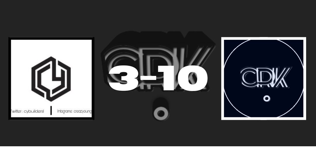 CrackClan01's tweet photo. GG à la @cybuilders1 que nous gagnons sur le score de 10-3.
Merci pour leur fair-play. 

Également GG à nos joueur @_Eeagle_ et @DragUchiha pour leurs solidité 💪 https://t.co/pM73JwdvJM