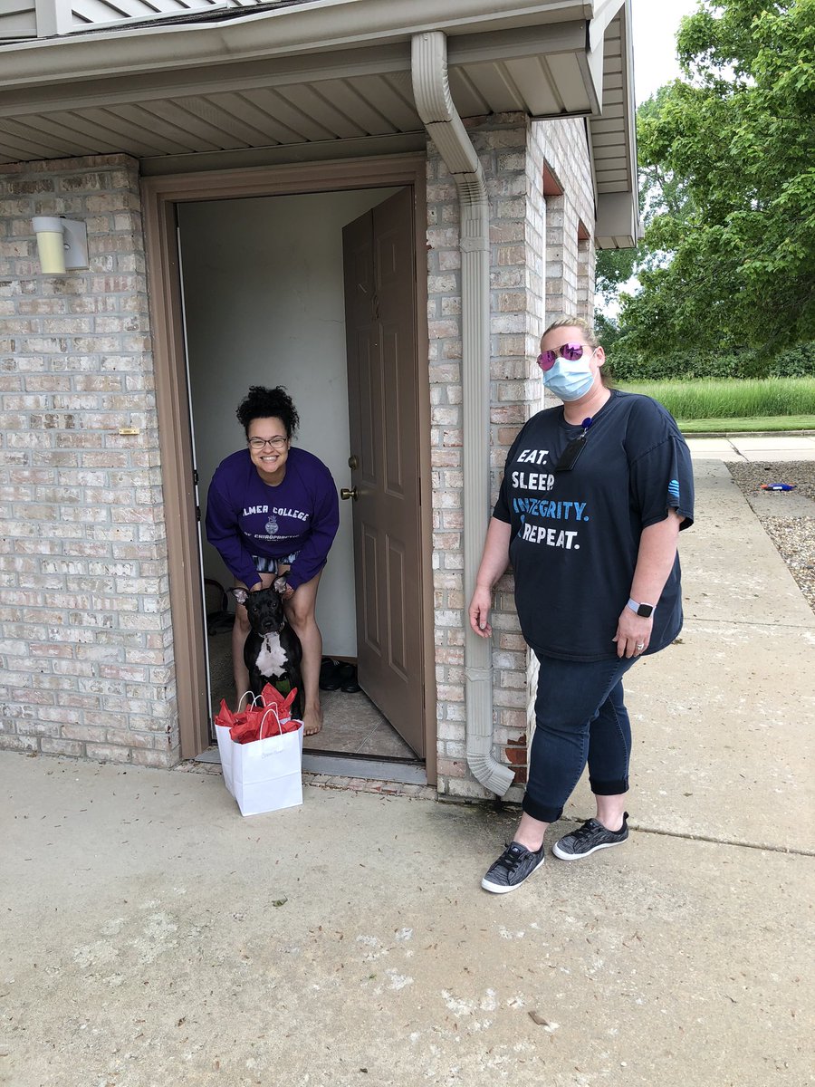 Shavon Goner said she knew we were coming. She was happy to get her La Familia goody bag. We love our reps.