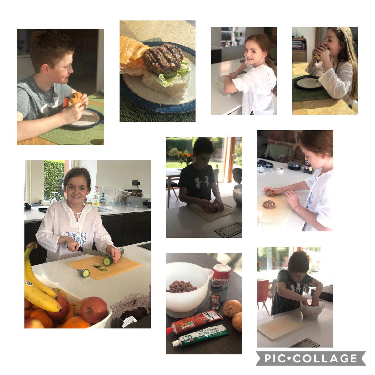 kjsutcliffe's tweet photo. We’ve taken on #chefroberto’s challenge. Kids cooking up a delicious dinner! @muiredgeprimary #muiredgemasterchef #homeschooling #lifelessons https://t.co/CKthaLM7oq