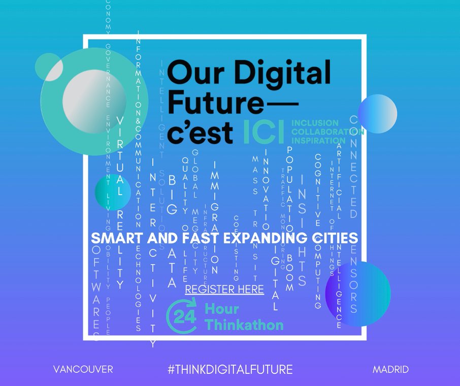 EUErasmusPlus's tweet photo. Be a change-maker! ✅💪
Join @24H_Thinkathon at their #24HourThinkathon online from June 8 and discuss technological advancements and influence policies surrounding smart and fast expanding cities 🏙️
Register now ➡️ https://t.co/aLu0gxWRoW
#ThinkYoung #ThinkDigitalFuture https://t.co/Lc1EOsYGnw