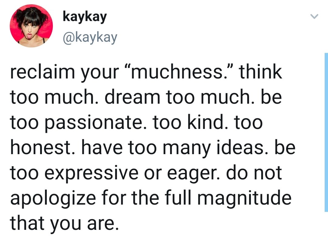 She knows how important self care is and helps people with her words. I personally in love with her tweets, i love reading them and realize there is someone out there who understands me and my thoughts. And this is her TedTalk which she mentioned self love 
