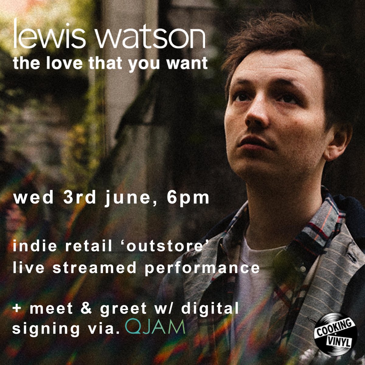 Crash_Records's tweet photo. Just Announced - Pre Order the New album from @levvis #LewisWatson - #TheLoveThatYouWant (out on Friday) on CD or #Vinyl LP and get access to an exclusive Live stream PLUS Code for a q&A / Digital Meet and Greet - Very Limited - grab it online here https://t.co/1uJ0dyl9jh https://t.co/Wr68HdVtnz