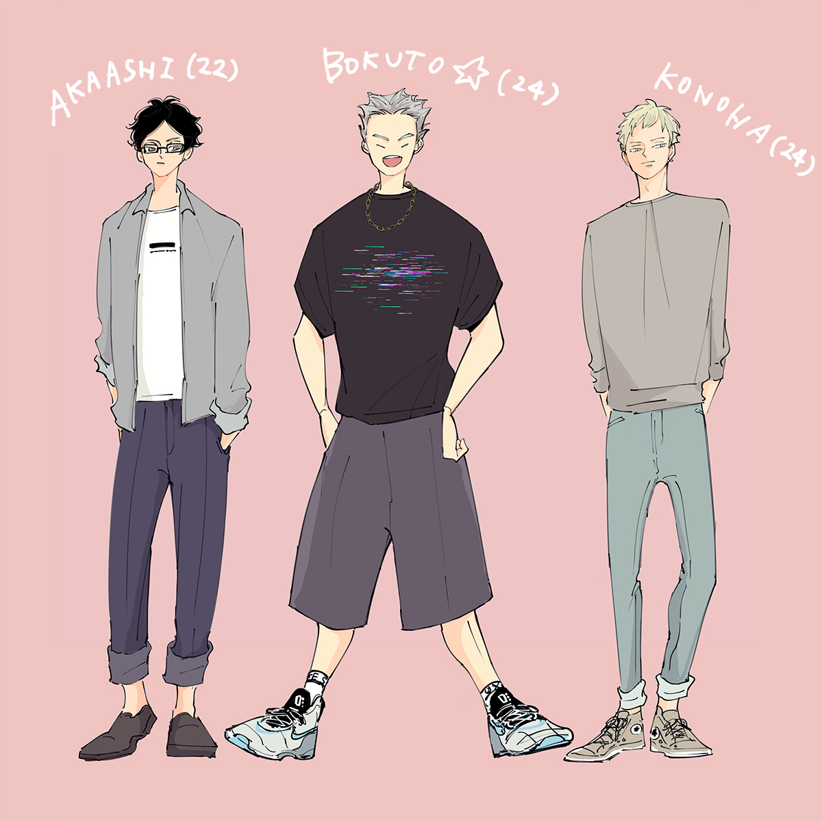 hat sneakers shirt multiple boys black hair multiple girls pants  illustration images