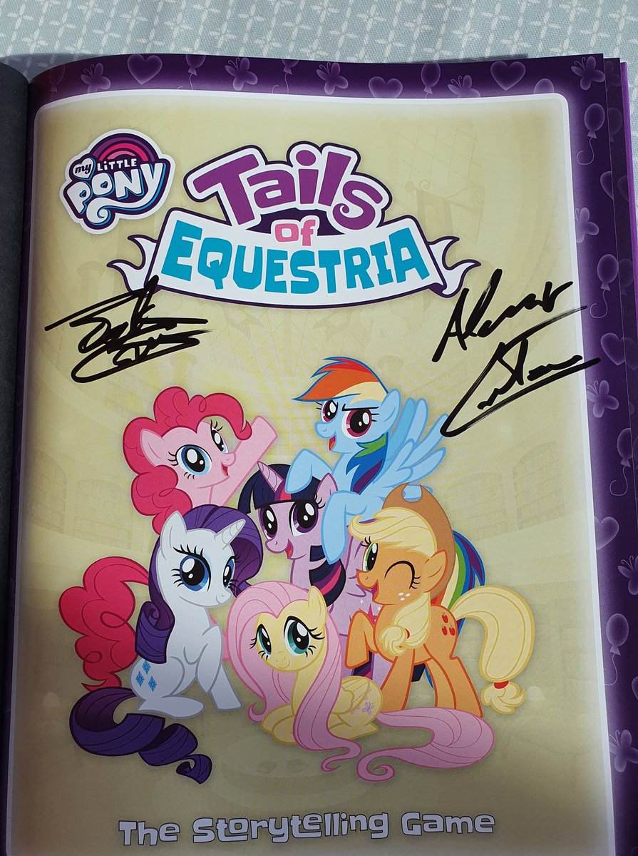 pincRmovement's tweet image. Question: Does a signed copy of a #ttrpg increase the price by any significant amount? I won a copy of the #mylittlepony RPG from #beastsofwar about 2 years ago played it with the kids but they have moved on. Its signed by 2 of the authors.