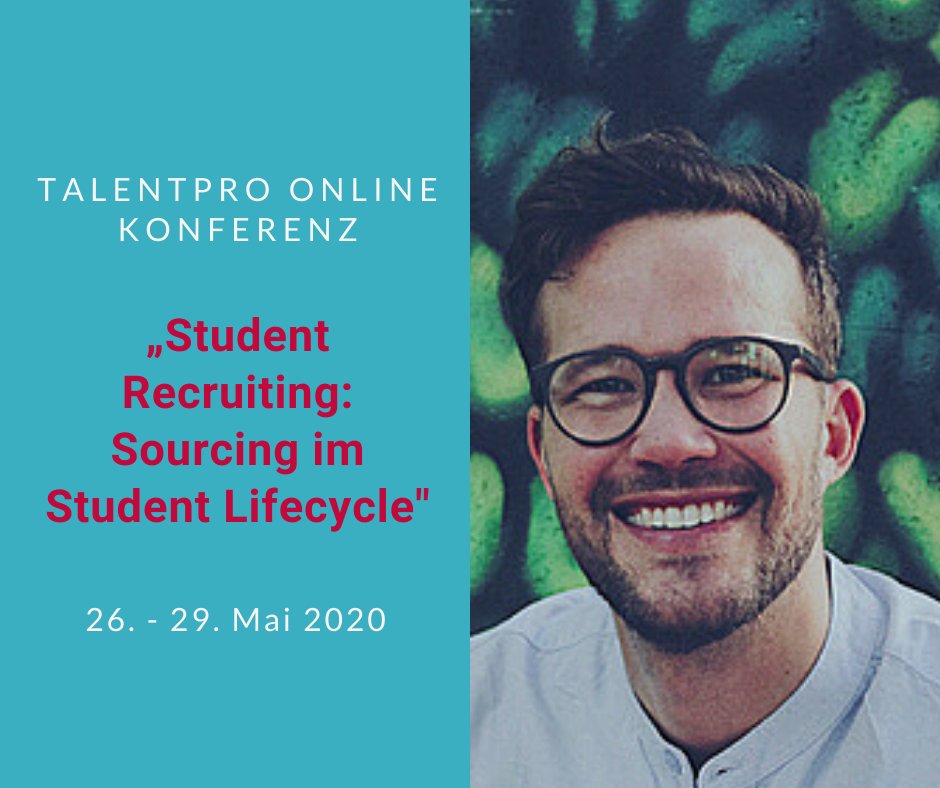 #TALENTpro proudly presents: Marino Dürrschmid mit „Student Recruiting: Sourcing im Student Lifecycle“. Jetzt kostenlos registrieren: t1p.de/egpy.
#OnlineKonferenz #Recruiting #talentmanagement #activesourcing @JobTeaser_DE
